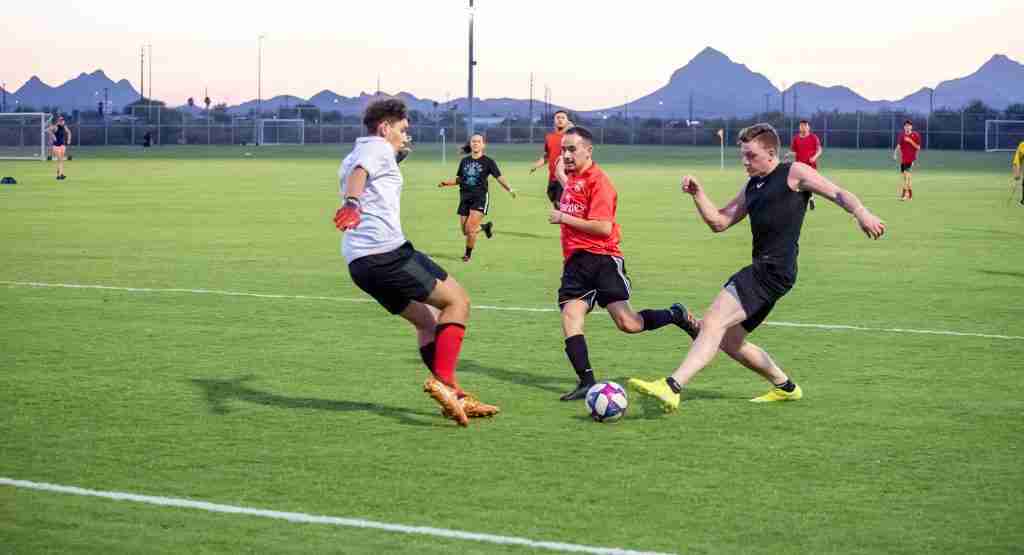 soccer players